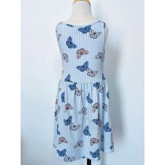 3/$30 H&M Kids Toddler Girls 4/5 Butterfly Print Tank Knit Dress As Is - Picture 5 of 8